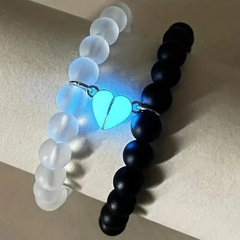 Redium Heart Couple Bracelet
