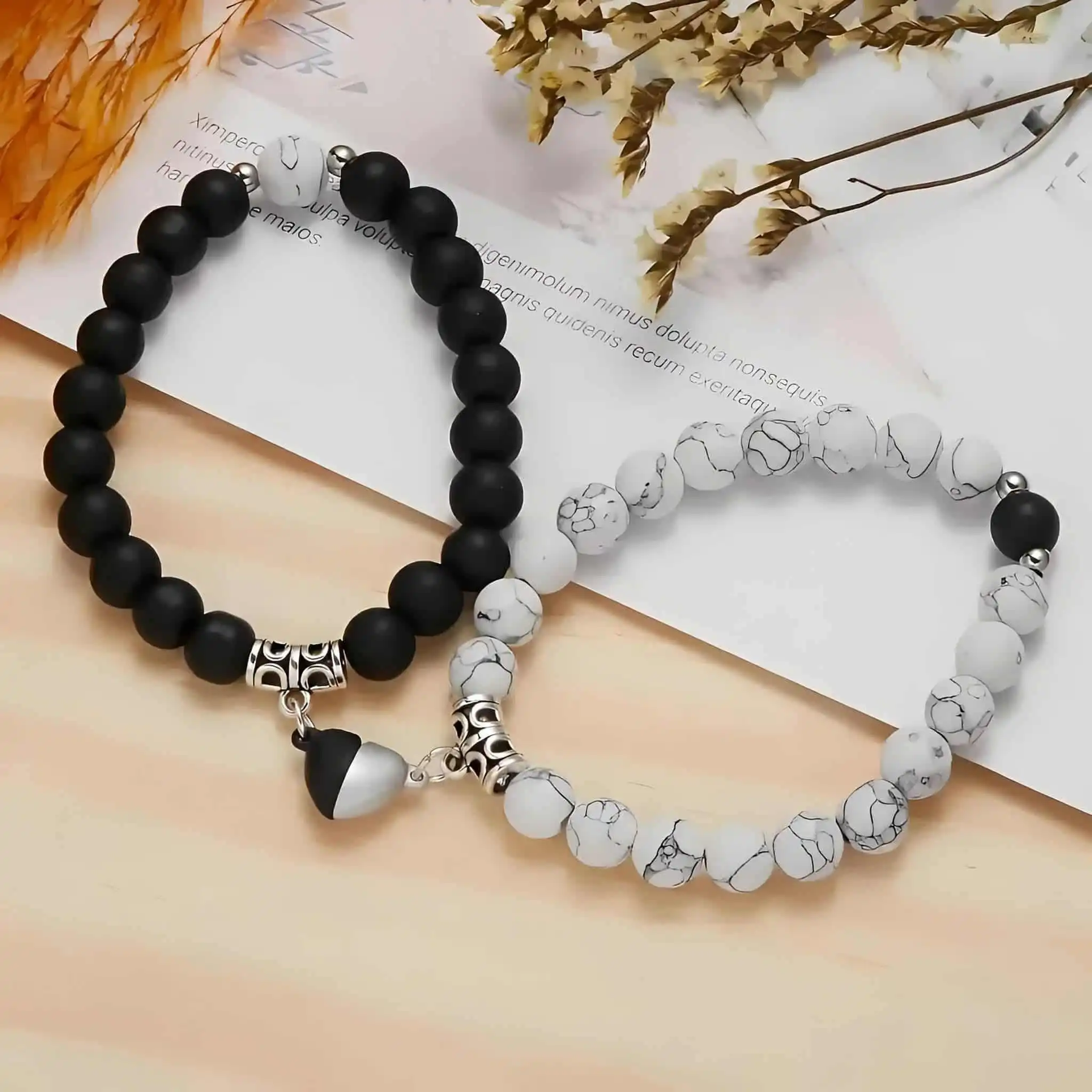 Magnetic Heart Couple Bracelet - Image 3